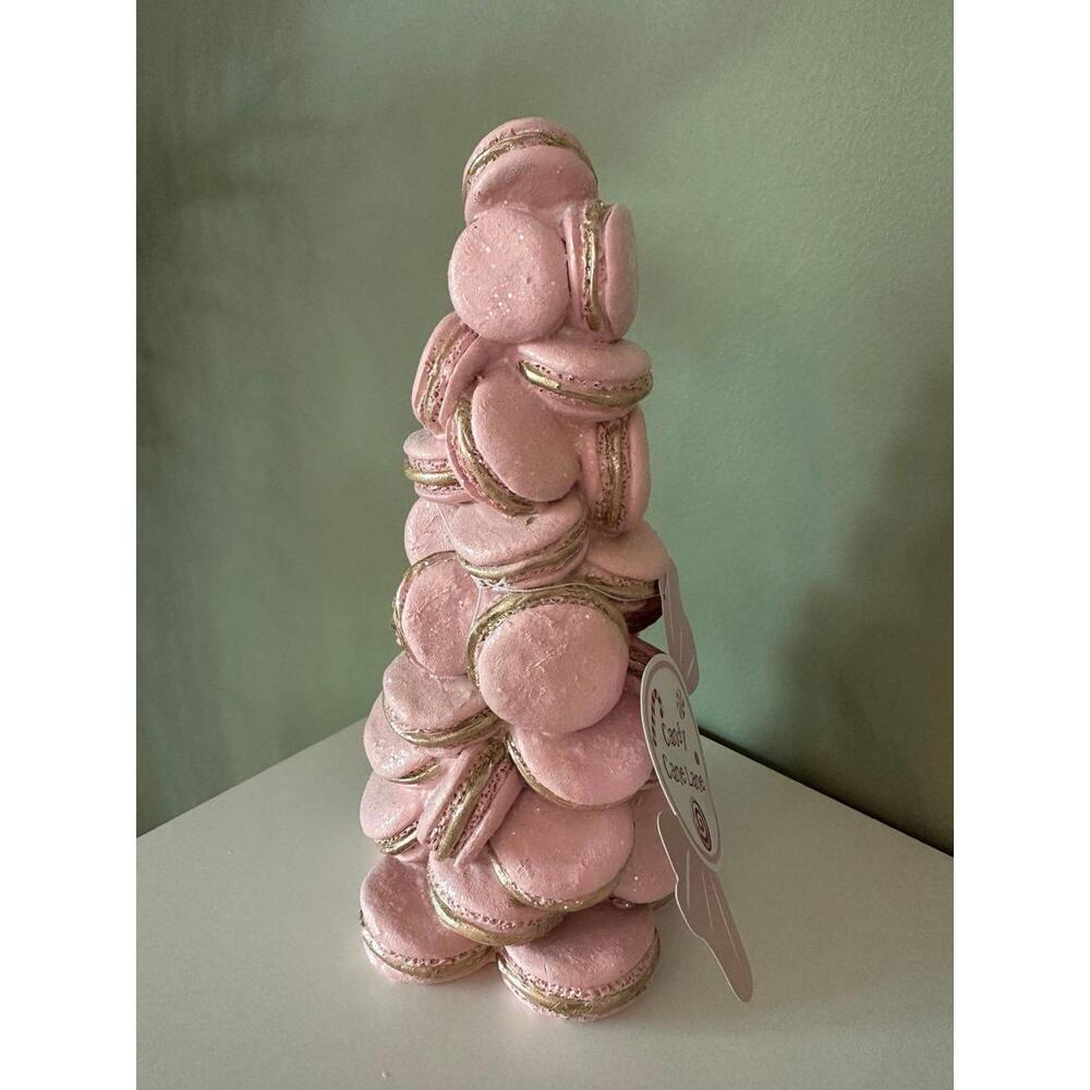 Pink Macaron Christmas Tree candy cane lane
